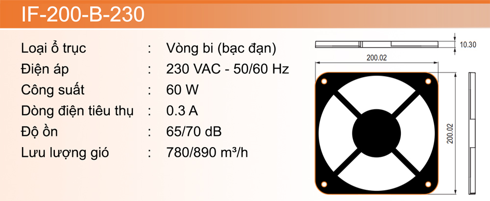 specification IF-200-B-230