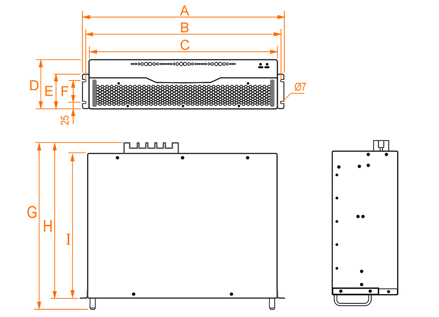 AHF Rack type drawing