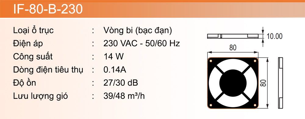Technical Data IF-80-B-230